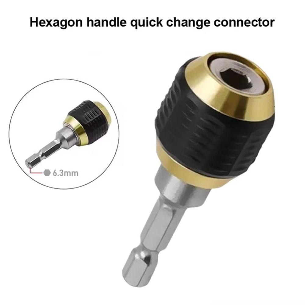 1/4" Hex Shank Bit Holder 60mm Drill Bit Converter New Screw Extractor Tool