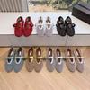 Summer Women's High Version Netted Strappy Ballet Flats, Openwork Fishnet Mary Jane Low-Heeled Flat Shoes