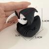 3D Printing Black Killer Duck Anime Figurine Grim Reaper Duck Halloween Ornament Cartoon Desktop Ornament Halloween Gifts Toys