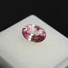 Stunning Natural Padparadscha Sapphire 2.9 Ct Oval Certified Loose Gemstone