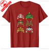 Weihnachten Gamer Controller Weihnachten Gaming Männer Jungen Jugend T-Shirt Rundhals Kurzarm Lässig Weich Bequem Viele Farben Oberteile