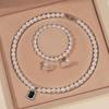 Elegante Collana di Perle di Conchiglia Profonda - Perfetto Regalo per la Festa della Mamma