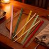 Pure Jade Crystal Chopsticks: Lead-Free, High-Temperature Resistant, Easy To Clean, Creative Design, 23cm, Multi-Style Options for Home & Hotel Use.