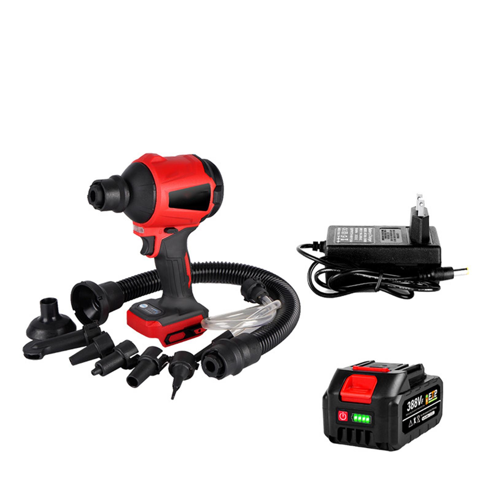 

Пылесос аккумуляторный литиевый перезаряжаемый бесщеточный воздуходувка для пыли воздуходувка для пыли снег надувной пылесос воздушный пистолет воздуходувка малая EU Brushless + One Battery, One Charger