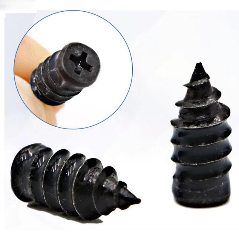 Motorcycle E-Bike Tubeless Tire Repair Kit Mushroom Head Puncture Plug Sticks Quick Permanent Fix Tool for Puncture 10/30 Pcs