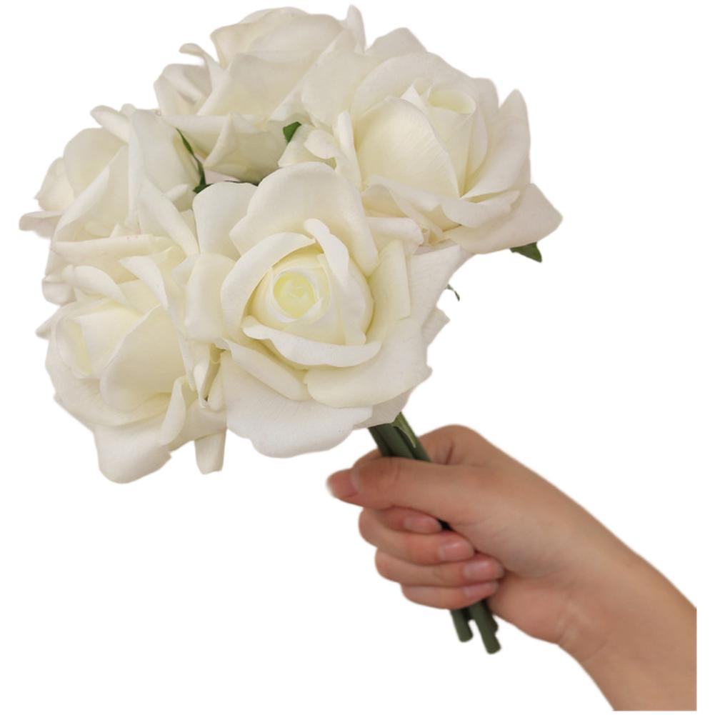 

Silk Rose Bouquet Artificial Silk Rose Lifelike Texture