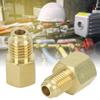 2Pcs 1/2ACME Brass Refrigeration Adapter Refrigerant Vacuum Pump Port Connector Accessory