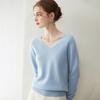 Kang Sai Ni Women's V-Neck Cashmere Sweater - 100% Pure, Seamless, Soft, and Non-Scratchy Knit Base Layer
