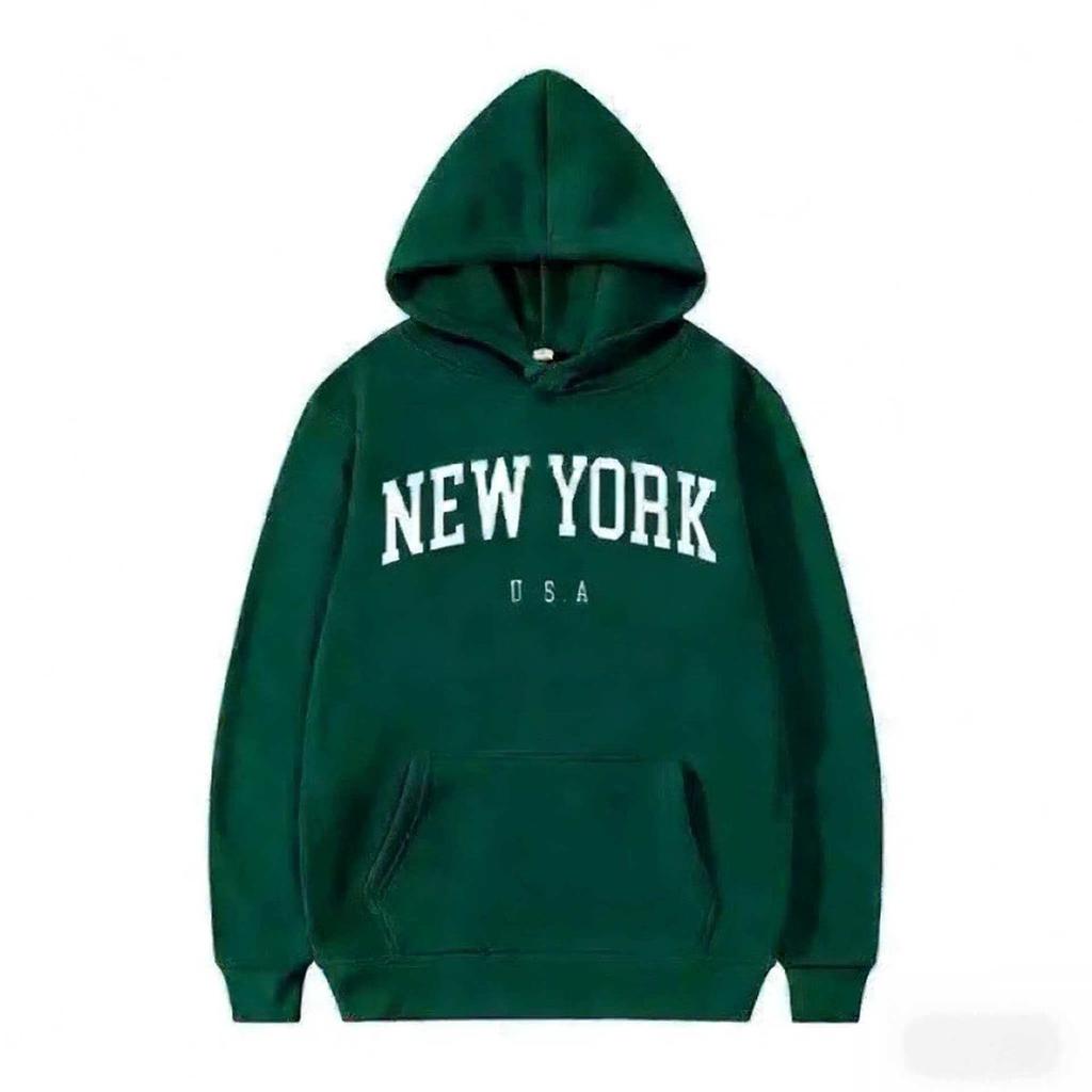 Men's and Women's Hooded Fashion Letter Trend Pattern Sweatshirt Loose Casual Jumper Sportswear