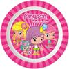 Plate - Pinypon - 22 Cm - Melamine - Pink - Microwaveable