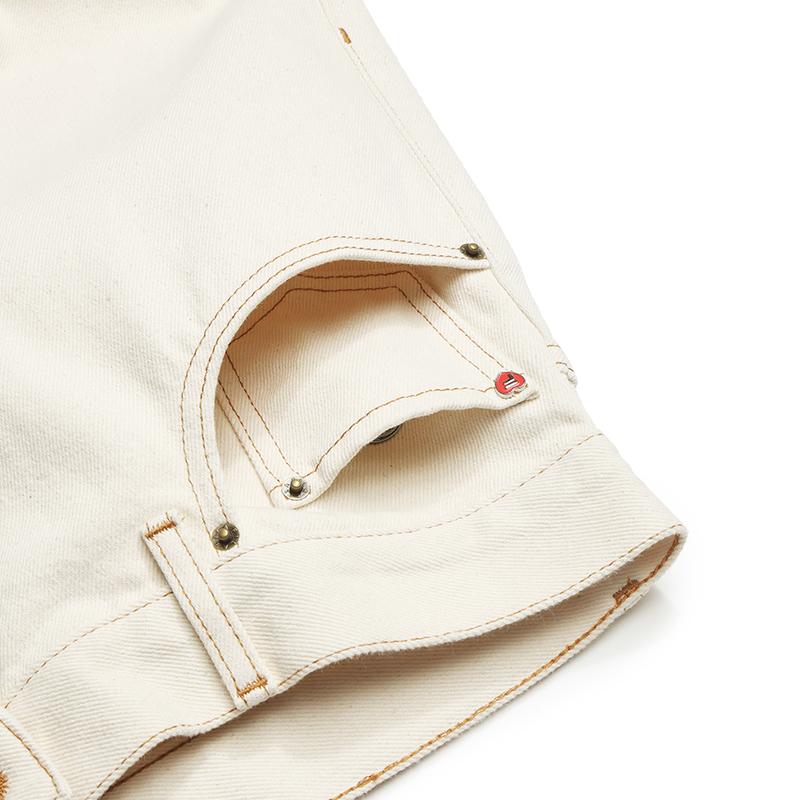 Men's Pants FILA Casual Pants Unisex Ivory Moderate Straight Fit Pants
