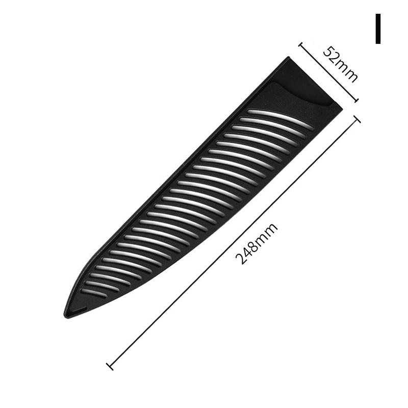 

Ножны для ножей, черные пластиковые чехлы для ножей, защитный чехол для лезвия полого ножа, защитный чехол для лезвия, кухонные принадлежности