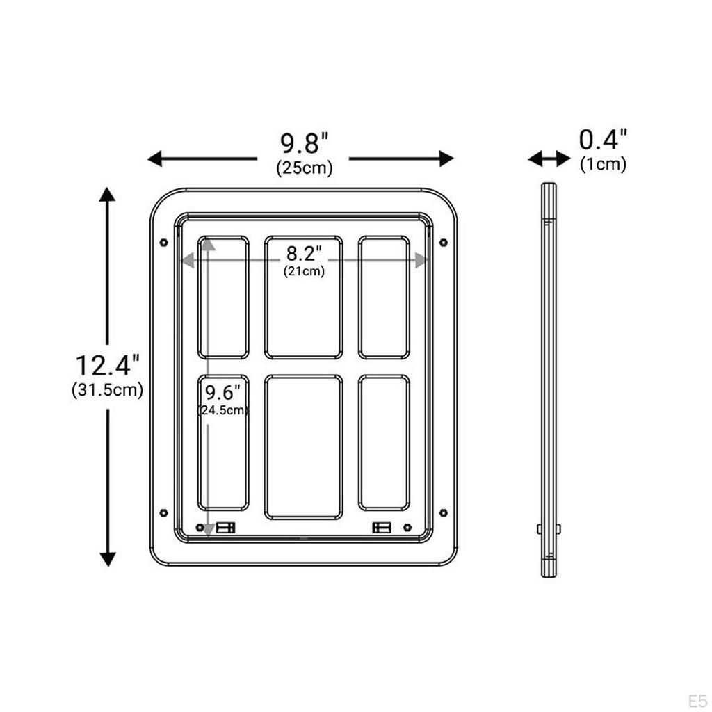 Cat Flap Door Pet for Dogs Indoor Outdoor Feeder Screen