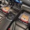 Car Floor Mats for All Seasons, Driver's Seat Carpet-Style Semi-Enclosed Single-Piece Diatomaceous Earth Anti-Slip and Water-Absorbing Car Floor Mat
