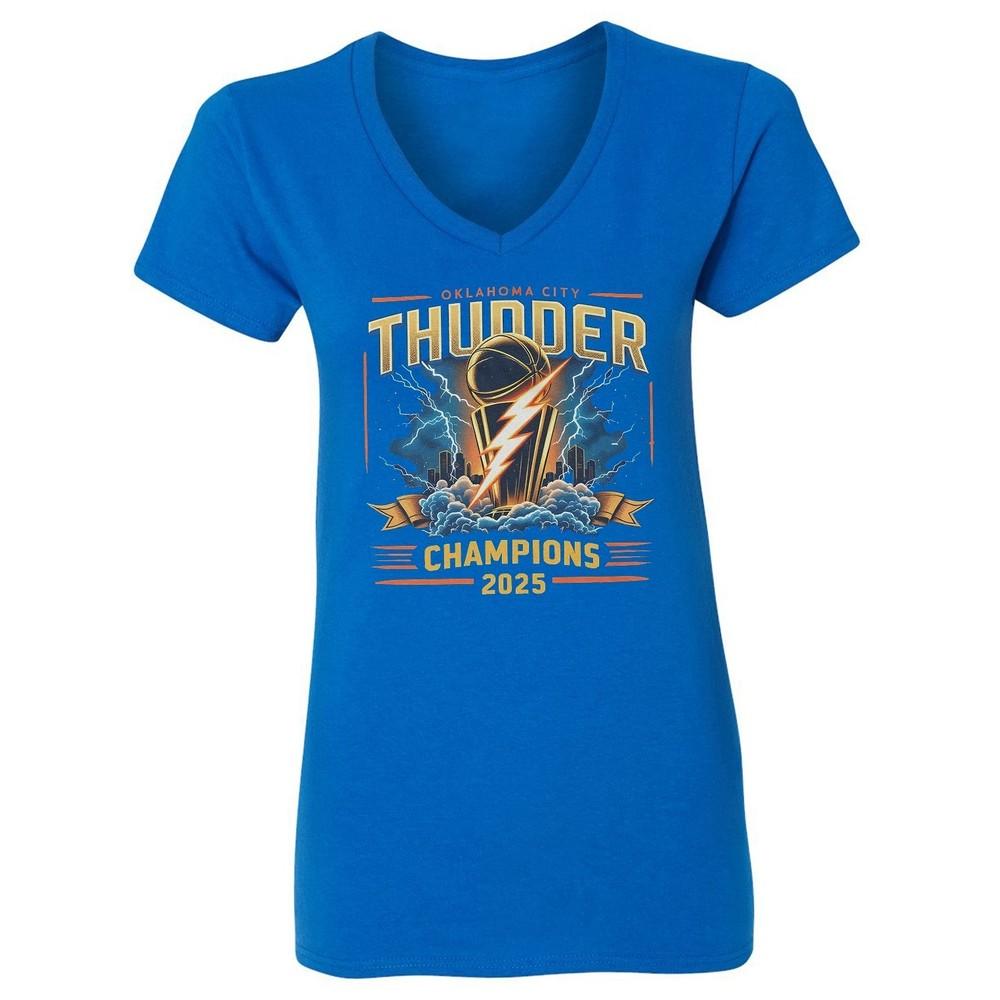 Oklahoma 2025 Champions Tribute - Lightning Rumble Ladies  V-Neck Tshirt Unisex T-Shirt XXL