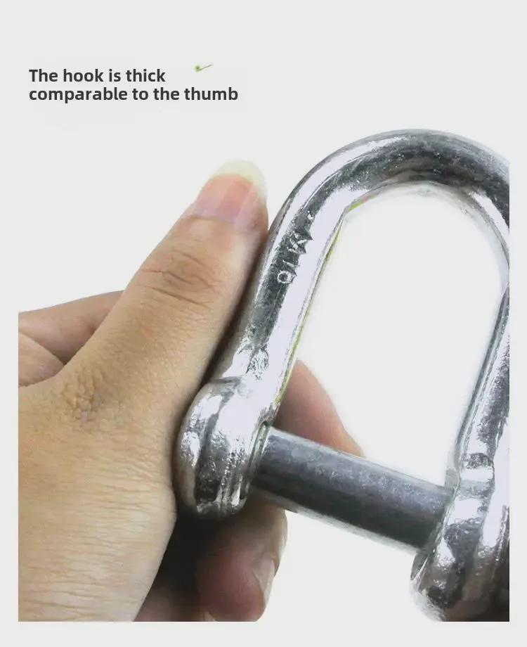 მანათობელი 8 ტონიანი თოკი - 5 მ მძიმე უგზოობის გამწევი თოკი