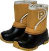 POOKIES Kids' Snow Boots, Ultra Lightweight, Fully Lined with Boa and Fully Waterproof Sole, PK-WP800, Junior, Camel, Sizes 17/18cm