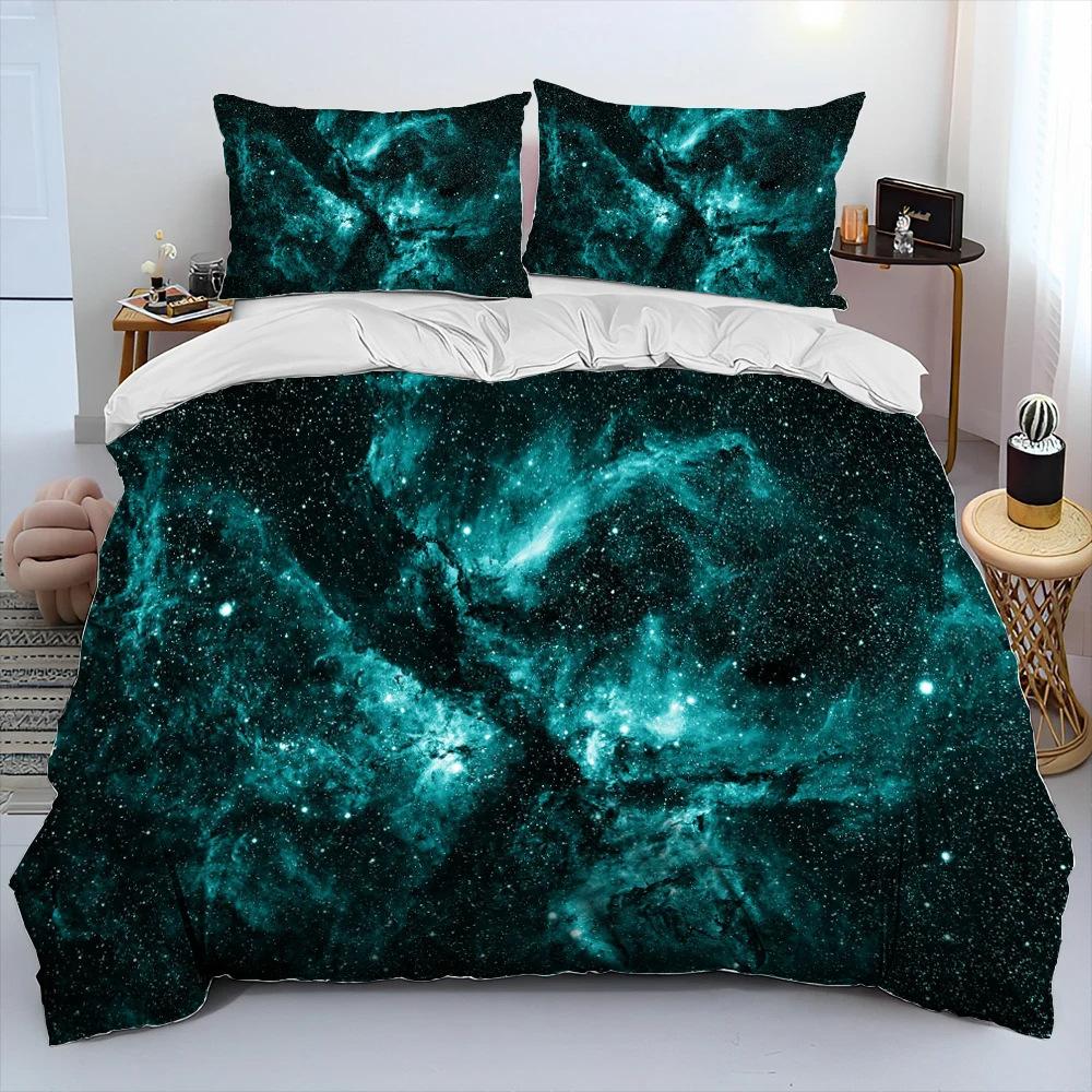 Digital Printing Three-Piece Universe Printing Bedding Home Textile Bedding