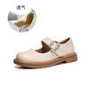 Leather Mary Jane Shoes Spring and Summer 2025 New Casual Fashion Small Leather Shoes Thick Heel Shallow Mouth Small Fragrant Single Shoes Women