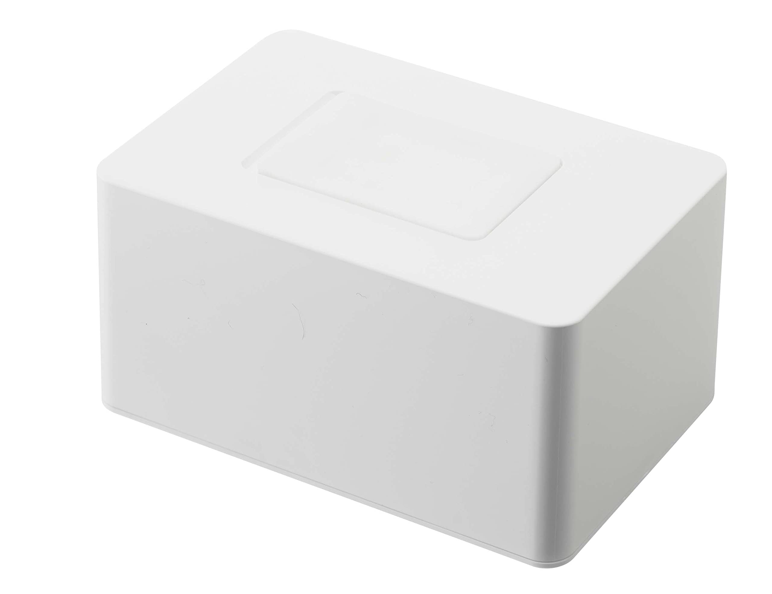 

Yamazaki Wet Wipe High W17 x x Easy Silicone 5704 Holder, Type, White, Approx. D11.5 H8.6cm, Tower, One-Hand Opening, Lid, белый