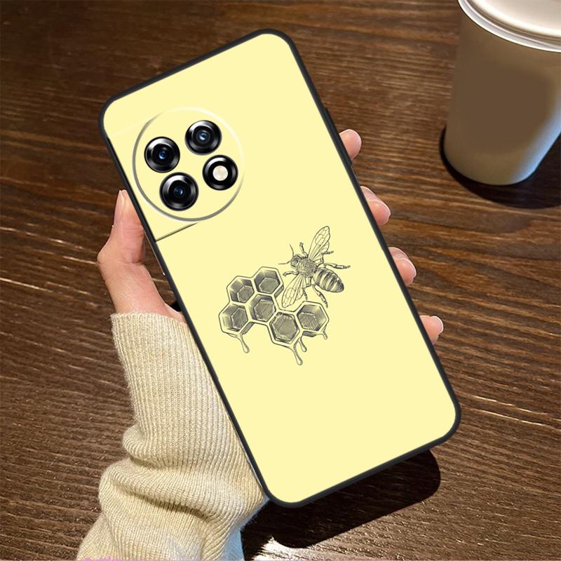 Bee Honey Case For OnePlus 13T 10T 8T 10R 13R 15 R 13 12 11 9 10 Pro Nord CE 5 2 3 4 Lite N20 N30 Cover