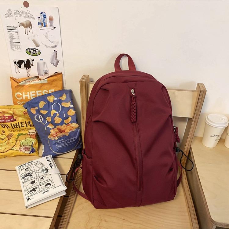 Korean Trendy Lightweight Large-Capacity Casual Backpack - Versatile and Live-Streaming Favorite