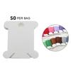 50PCS/Set Plastic Bobbins Floss Set Spool Thread Card Embroidery Floss DIY Stitch Organizer Holder Sewing Tools.