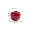 Creative Ceramic Apple Sealed Tea Cans Wedding Candy Gift Box Christmas Storage Jar Decoration Crafts Porcelain Home Decoration