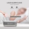Fast Wireless Charger Alarm Clock Time LED Light Thermometer for iPhone 16 15 14 13 12 Charging Dock Station for Samsung S24 S23