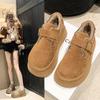 Thick-soled snow boots winter new velvet thickened warm cotton shoes bread shoes Birkenstocks