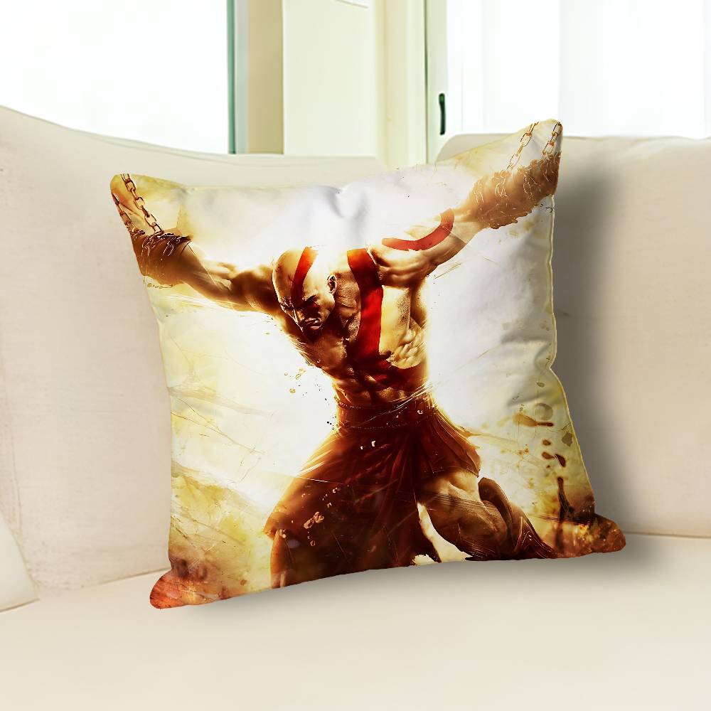G-God of W-War Game Anime Celebrity Merchandise All-Match Printed Pillow Case Sofa Car Office Room Decoration Protector