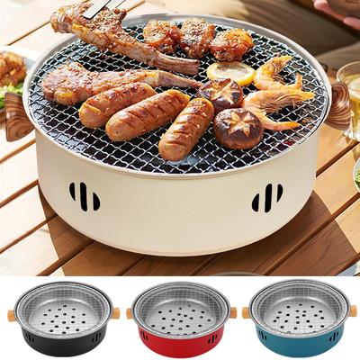Mini Parrilla de Carbón para Barbacoa para Hogar, Exterior, Camping, Playa, Picnic, Parrilla BBQ, Estufa de Barbacoa, Estufa de Barbacoa Multifuncional de Carbón