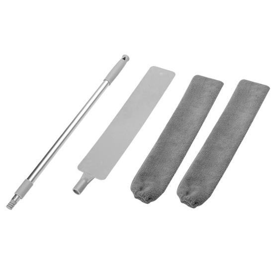 Retractable Gap Dust Cleaner Reusable Dust Cleaning Tool with Bendable Microfiber Duster Telescopic Dusting Wand for Hard-to-Reach Areas Ceilings