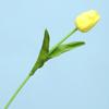 5 Pcs Artificial PU Tulip Real Touch Fake Flower Bouquet Fake Floral Arrangement for Wedding Spring Home Office Party Decoration