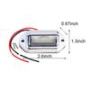 6 LED Car License Number Plate Lights Waterproof 12-24V Universal Truck RV Trailer Tail License Plate White Side Lamp Bulbs