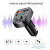 Car Bluetooth Mp3 Player Dual USB Port Phone Charger FM Transmitter Wireless Audio Receiver Hands-Free Kit with U-Disk Aux Input