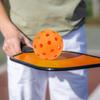 4Pcs 74MM 40-Holes Pickleball High Tournament Training PE Indoor Outdoor Bounce Visibility Pickleball Practice Ball