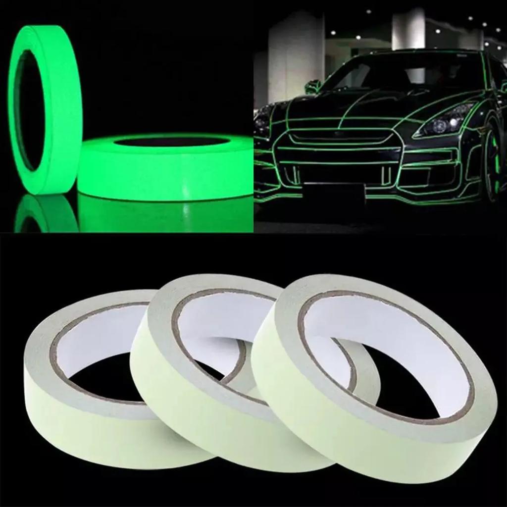 Luminous Fluorescent Tape Self-adhesive Glow Emergency Safety Stickers Home Party DIY Decorative Supplies Home Warning Tape
