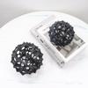 Modern Minimalist Metal Honeycomb Ball Ornament for Home and Office Decor