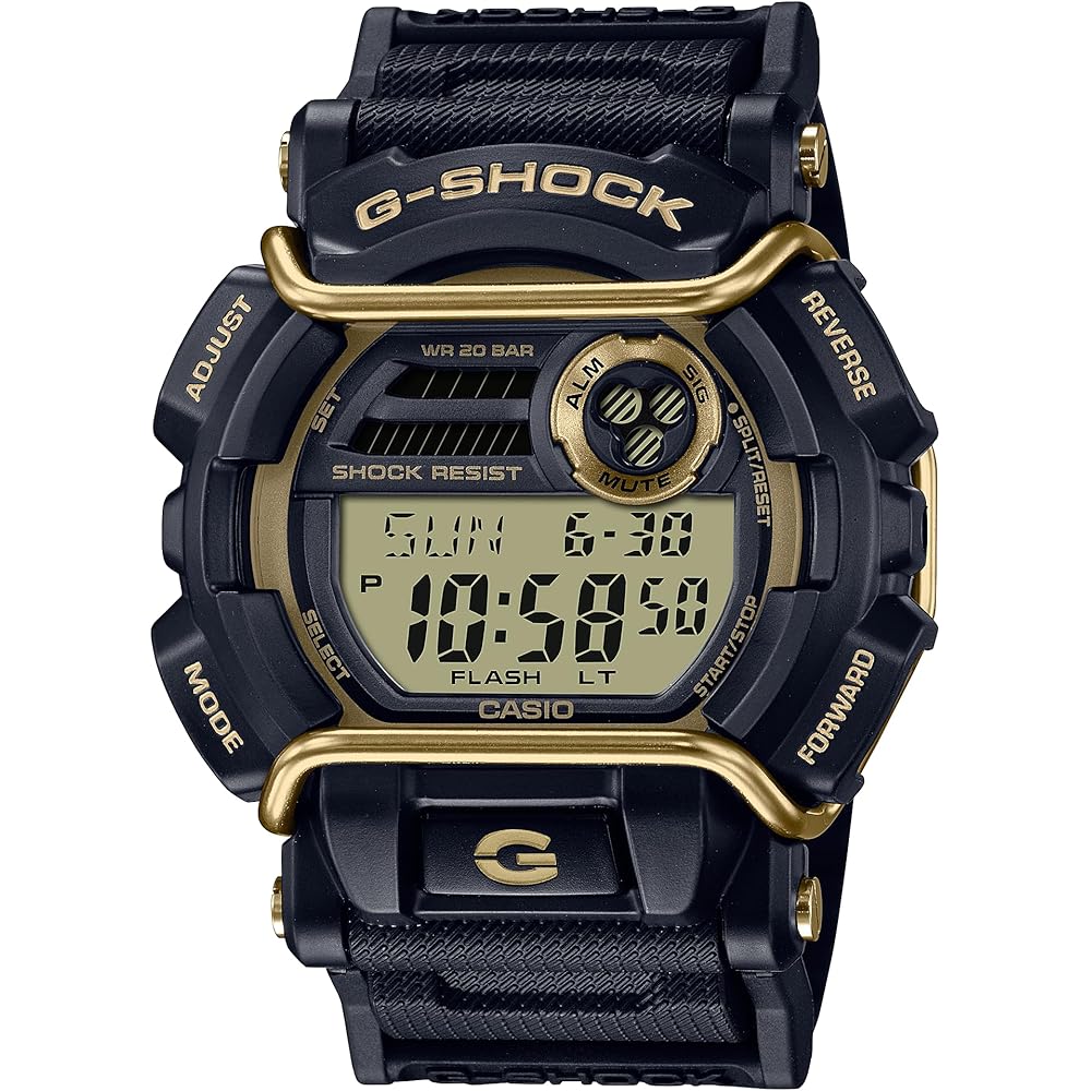 Casio G-Shock GD-400GB-1B2 Men s Watch Black Resin Band Water Resistant Digital Timepiece