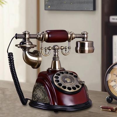 Antique Phones Corded Landline Telephone Vintage Classic Rotary Dial Home Phone, Rotary Retro Telephone for Home or Office Use