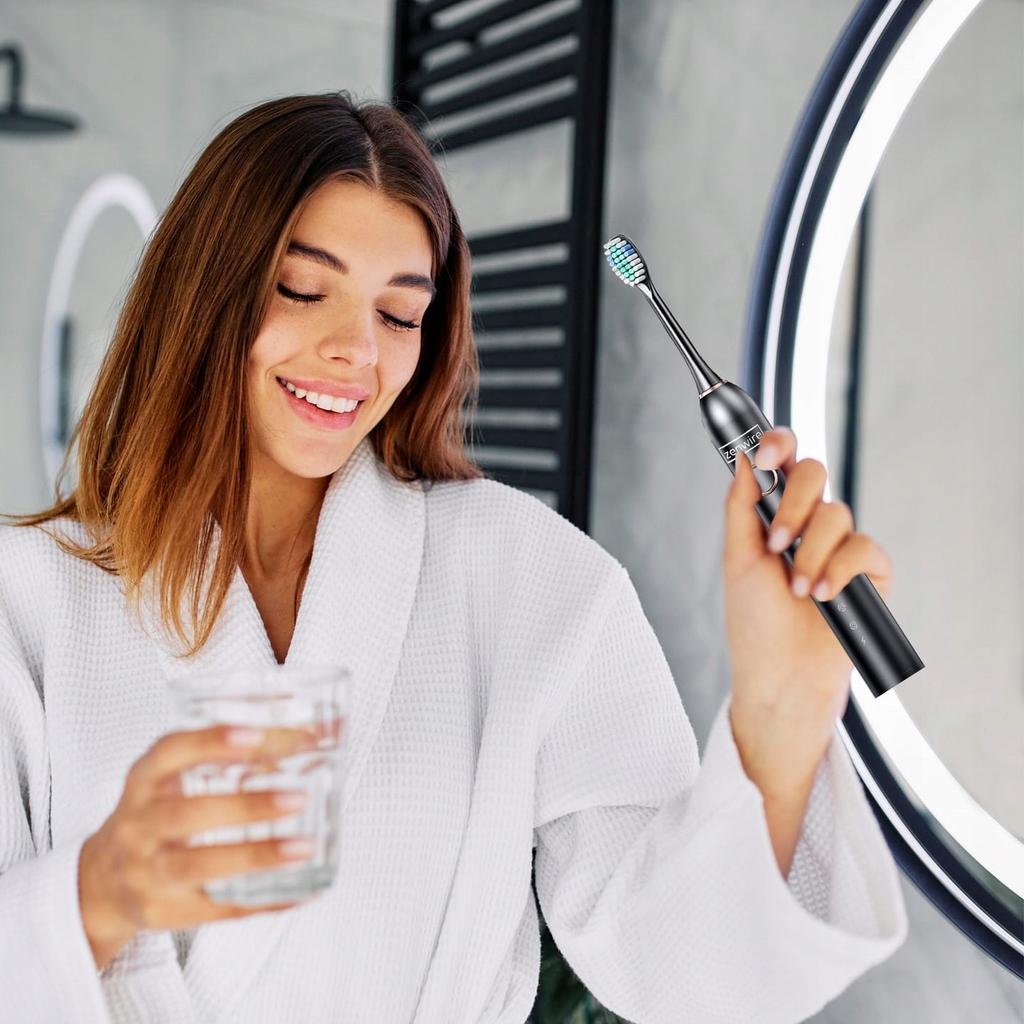 Zenwire Magnisonic 506 Black Toothbrush Set
