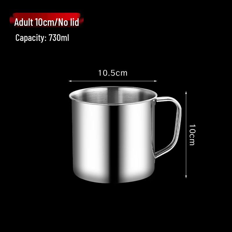 FATTBAO 304 Stainless Steel Mug with Handle