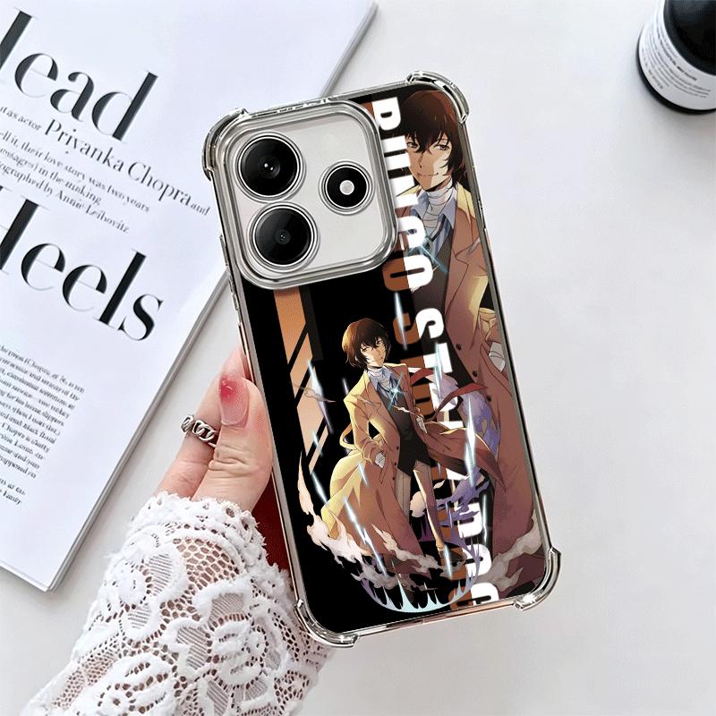 

Аниме Бродячие псы великой эпохи Мягкий чехол для телефона Xiaomi Redmi Note 14 15 Pro Plus 13 12 11S 11T 5G 10 9S 9 Покрытие Защита от падения Fundas Redmi Note 15 Pro 4G