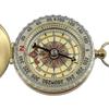 Camping Hiking Pocket Brass Golden Compass Portable Compass Navigation For Outdoor Activities