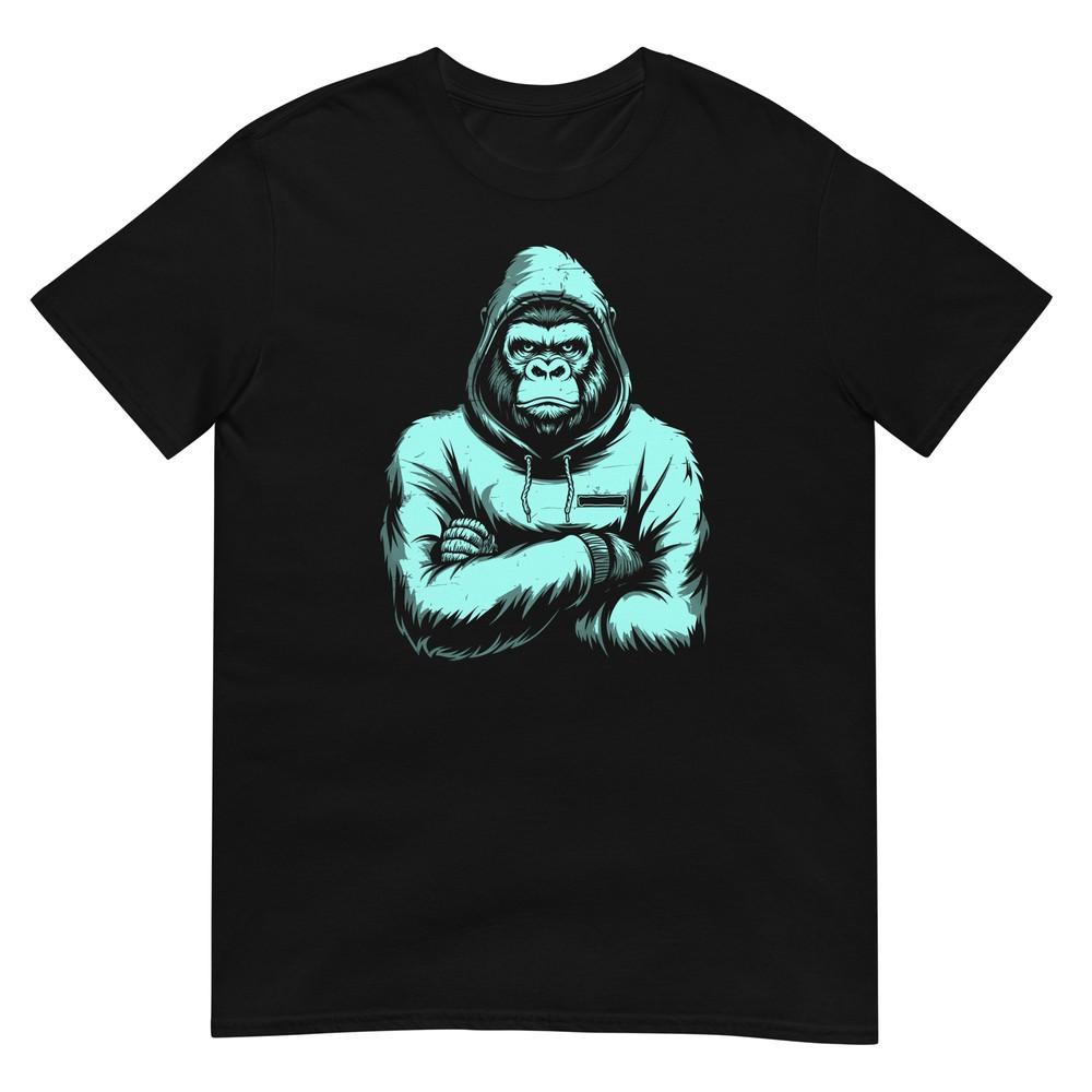 Gorilla Silverback Tshirt Silver Back Jungle King Design Unisex Tshirt Unisex T-Shirt M