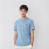 AMIPARIS T-Shirts Men's Light Blue Crew Neck Moderate Straight Fit E21HJ108723-459