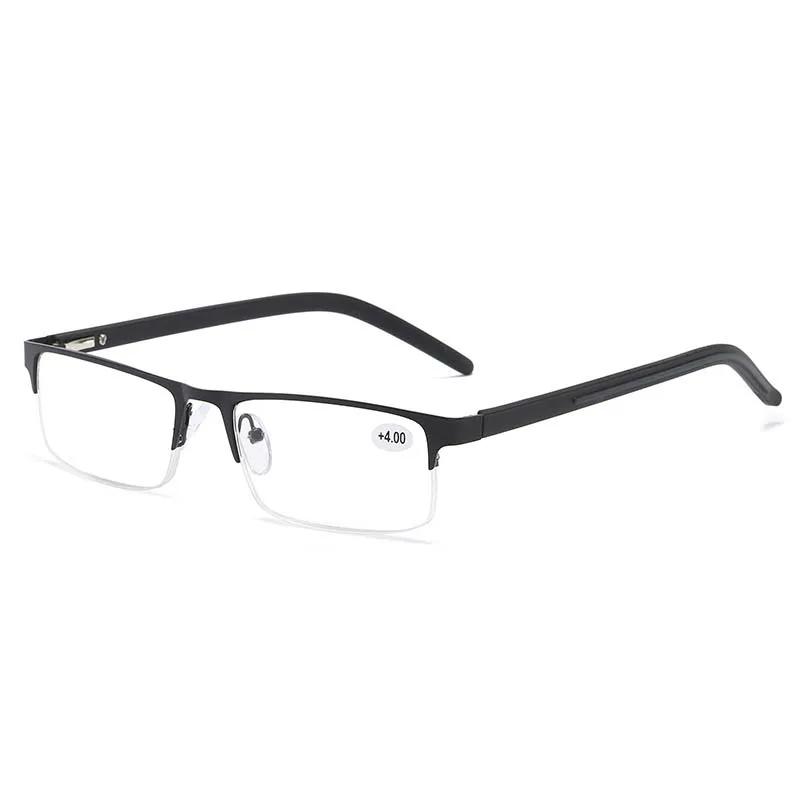 Business Titanium Alloy Reading Glasses HD Vision Light Frame Presbyopia Eyewear Classic Retro Men Women Prescription Eyeglasses
