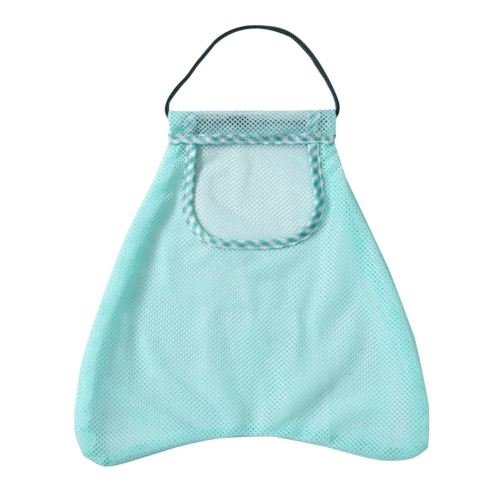 

Подвесная многоцелевая кухонная сетчатая сумка для хранения фруктов и овощей зелёный