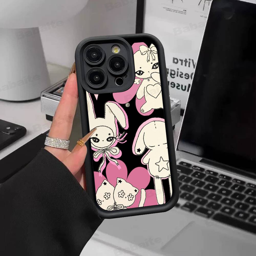 Fashion Gyaru Gyaru Gril Phone Case For IPhone 11 12 13 16 15 17 14 Pro Max Soft Funda Silicone Cover